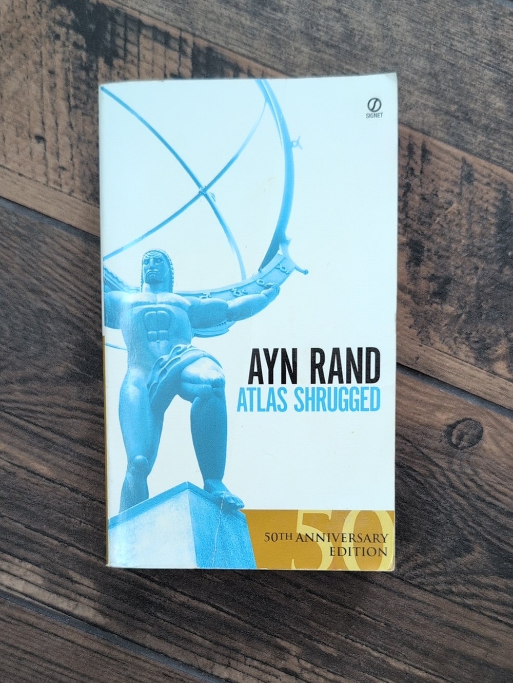 Ayn Rand Atlas Shrugged 50th Anniversary Edition Signet Paperback VTG CLASSIC